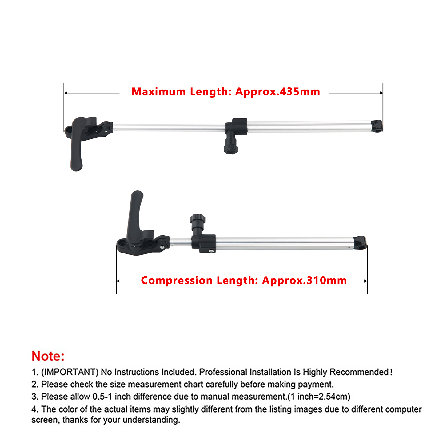 2 قطع RV نافذة دعم قضيب دائم ا - مراجعة Window Lock Bar وسعره