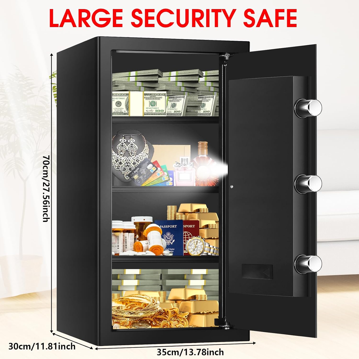 خزنة مقاومة للحريق لحفظ المستن - مراجعة Fire Safe Document وسعره