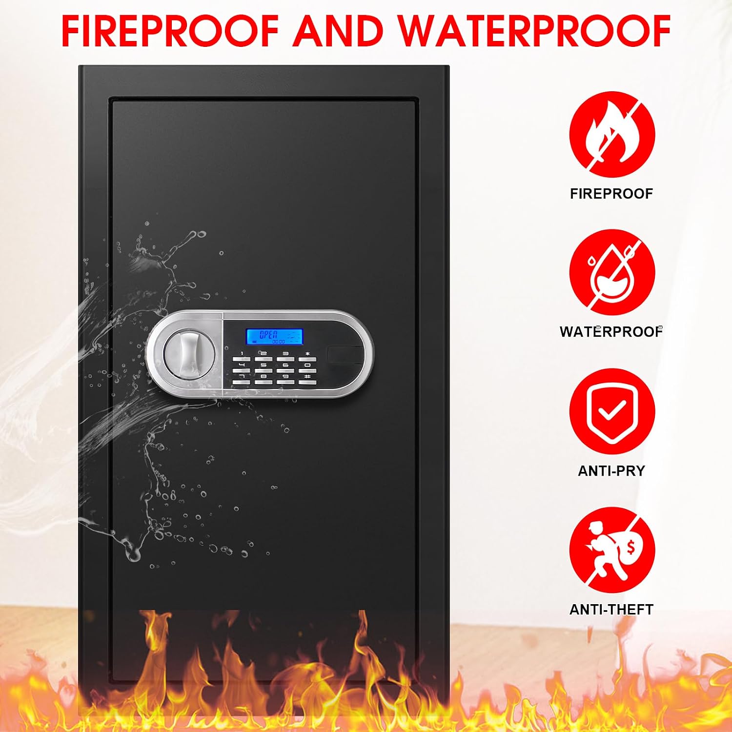 خزنة مقاومة للحريق لحفظ المستن - مراجعة Fire Safe Document وسعره